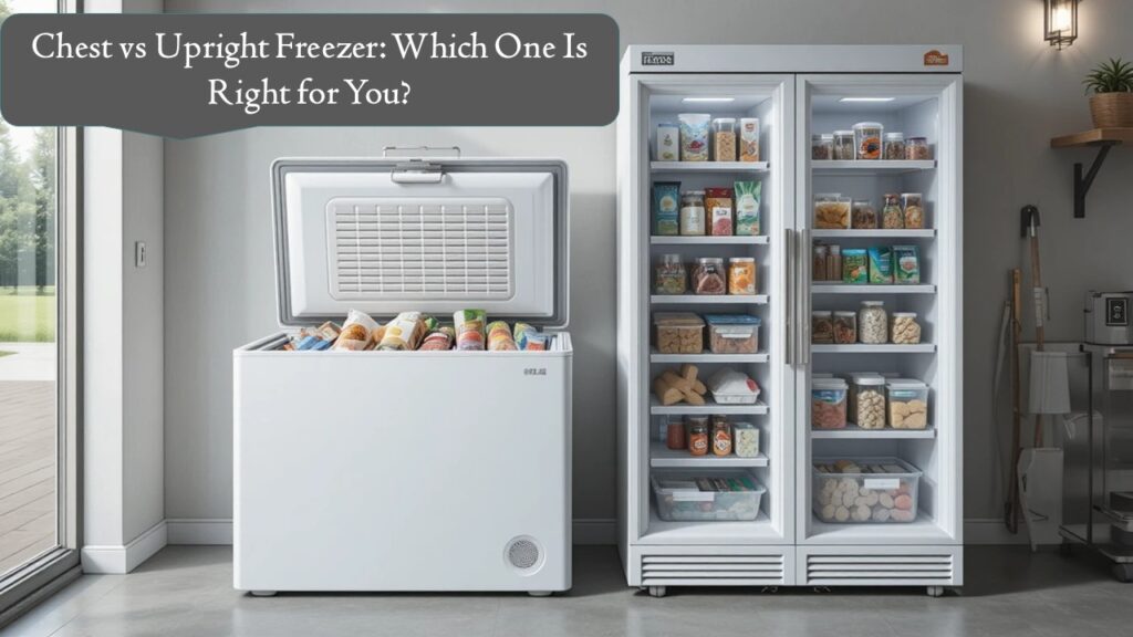 Chest vs Upright Freezer