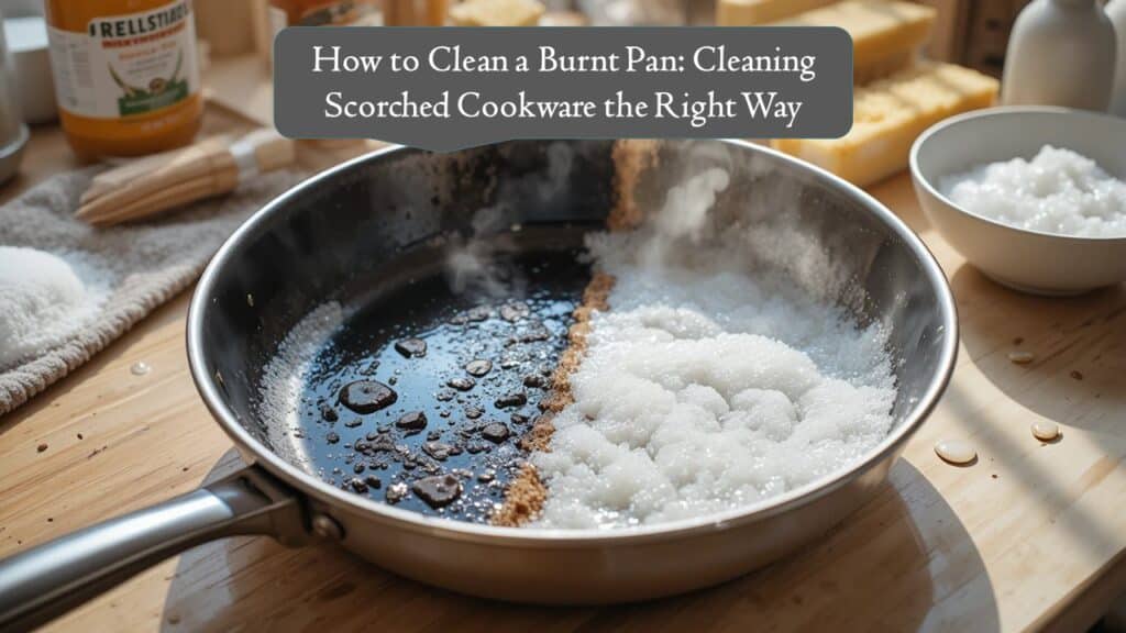 How to Clean a Burnt Pan