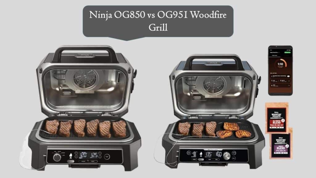 Ninja OG850 vs OG951 Woodfire Grill