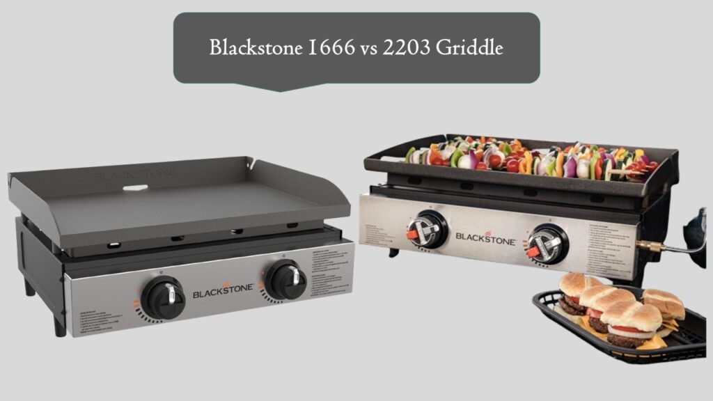 Blackstone 1666 vs 2203 Griddle