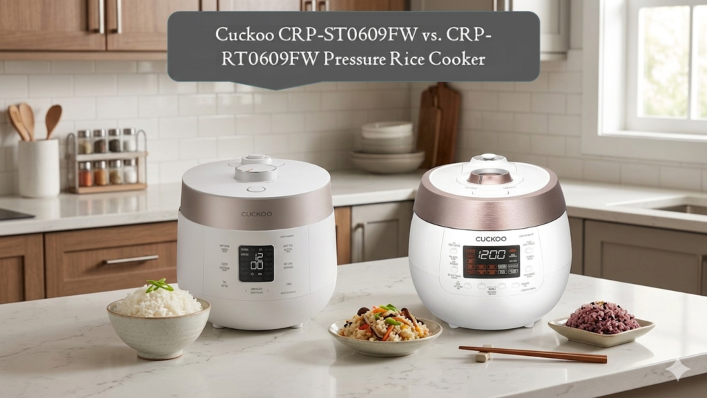 Cuckoo CRP-ST0609FW vs. CRP-RT0609FW Pressure Rice Cooker