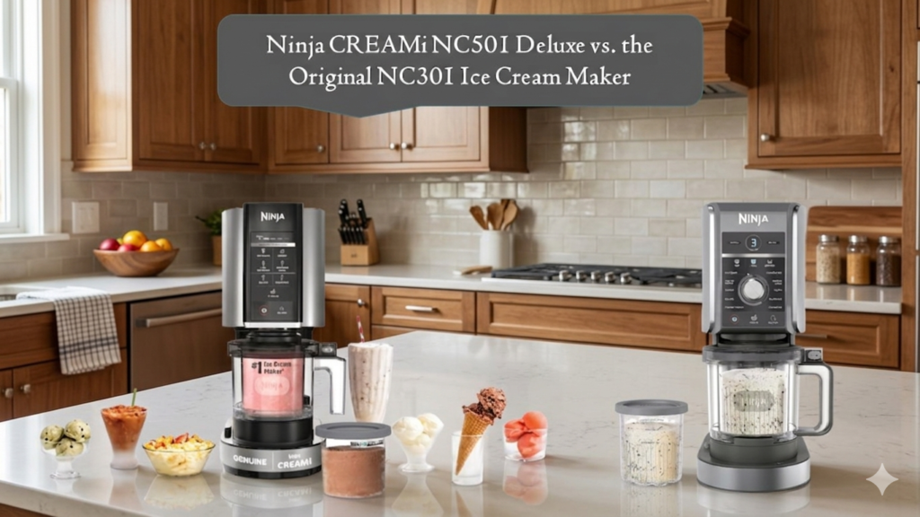 Ninja CREAMi NC501 Deluxe vs. the Original NC301 Ice Cream Maker