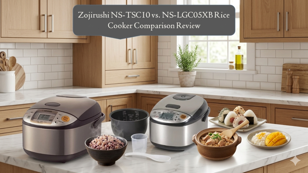 Zojirushi NS-TSC10 vs. NS-LGC05XB Rice Cooker Comparison Review