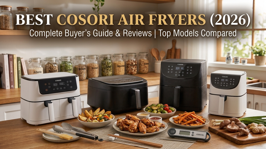 Best Cosori Air Fryers of 2026 Complete Buyer’s Guide & Reviews