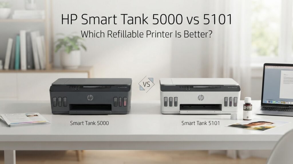 HP Smart Tank 5000 vs 5101