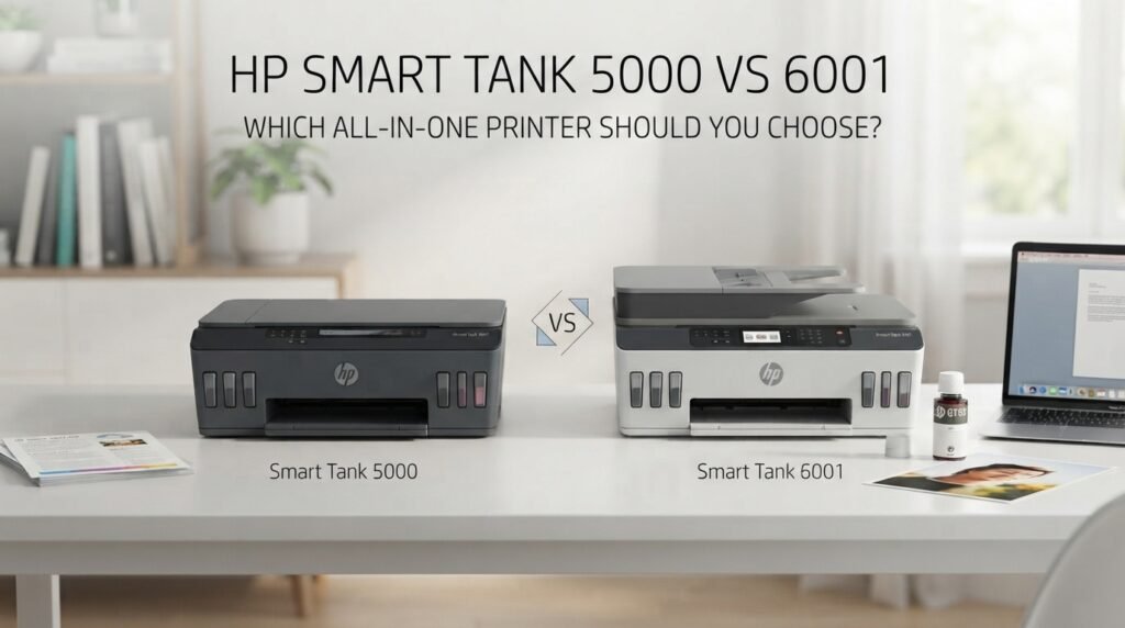 HP Smart Tank 5000 vs 6001