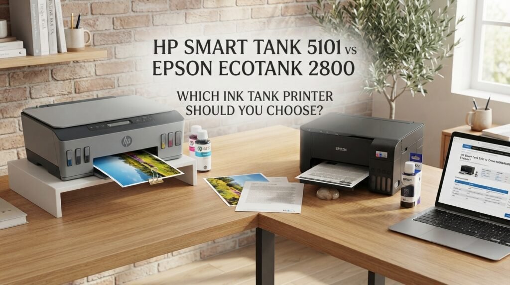 HP Smart Tank 5101 vs Epson EcoTank 2800